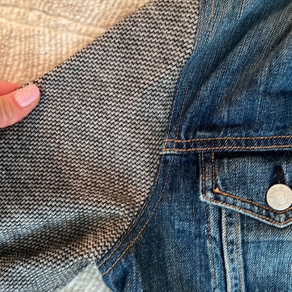 Rag & Bone denim sweatshirt combo - Picture 4 of 4